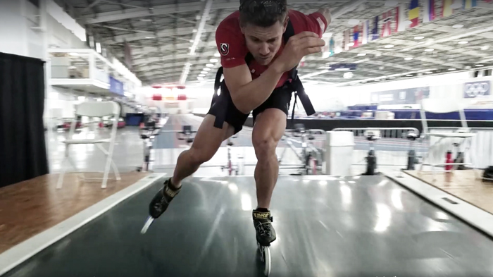 Photo of Joey Mantia Slow Motion Treadmill