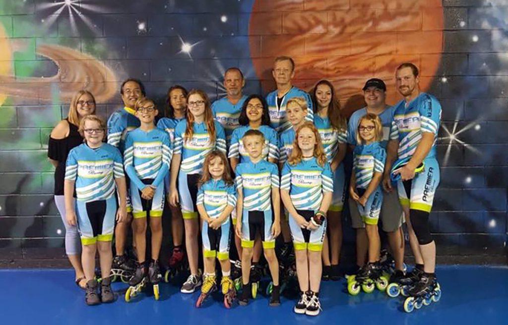 Skating Clubs Inline Speed Skater