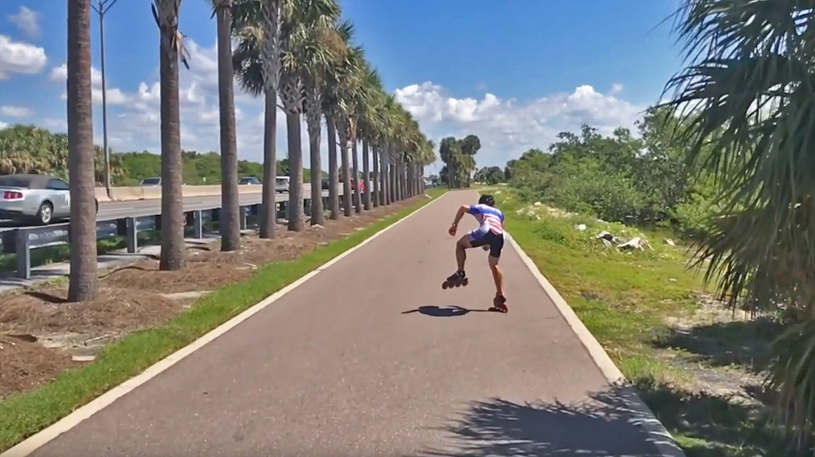 inline speed skating training technique practice