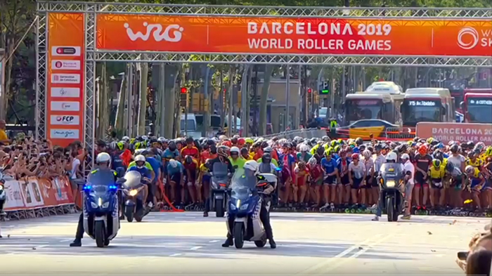 World Roller Games Barcelona 2019 Inline Marathon Senior Men