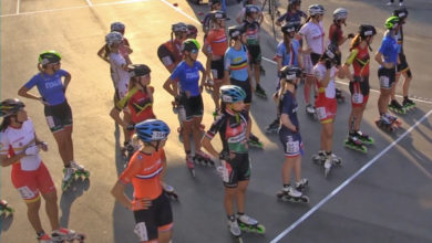 Photo of Sandrine Tas Wins Senior Ladies 15,000 Inline Speed Skating Elimination Race At 2019 European Championships