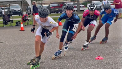 Photo of Inline Speed Skaters Blaze the Track at the ‘The Pad’ Event in Tampa