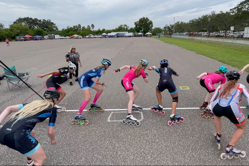 girls inline skating race tampa